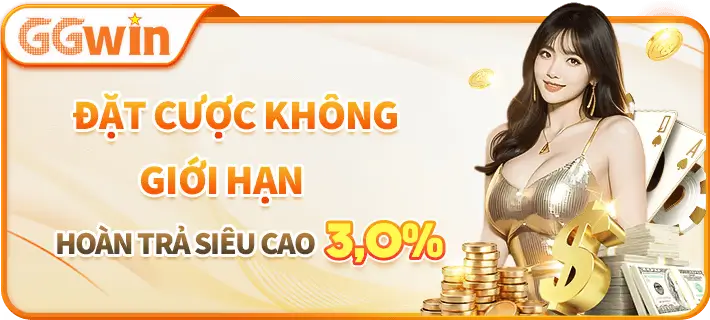 5ggwin Đặt cược không giới hạn nhận hoàn trả siêu cao 3%
